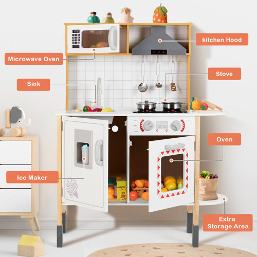 JOYLDIAS Preschool Kitchen Set & Reviews Wayfair